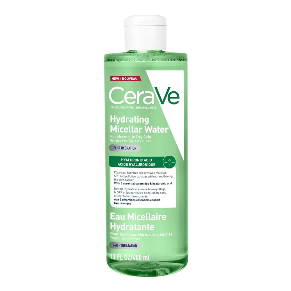 Apa micelara hidratanta pentru ten normal si uscat, 400 ml, CeraVe