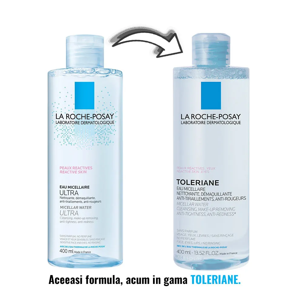 Apa micelara ultra pentru piele reactiva, 400ml, La Roche-Posay