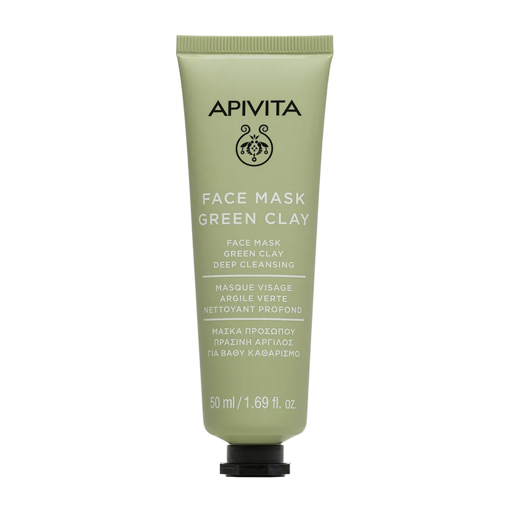Masca pt Curatare Profunda cu Argila Verde, 50ml - Apivita