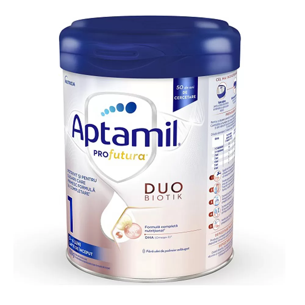 Aptamil Profutura 1 Duobiotik Lapte Praf 0-6 luni x 800 g