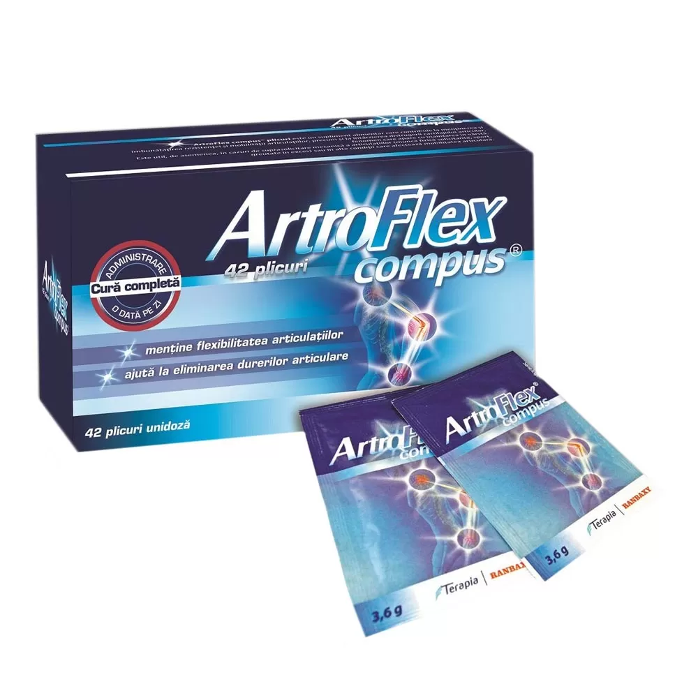 ArtroFlex compus, 42 plicuri, Terapia