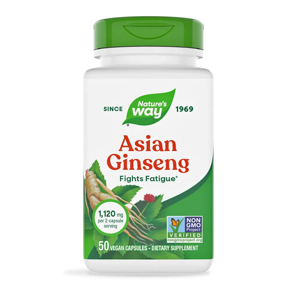 Asian Ginseng 560 mg, 50 capsule vegetale, Secom