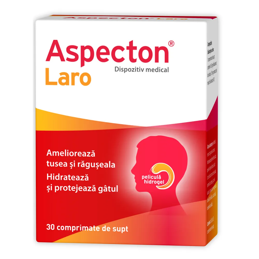 Aspecton Laro, 30 comprimate de supt, Zdrovit