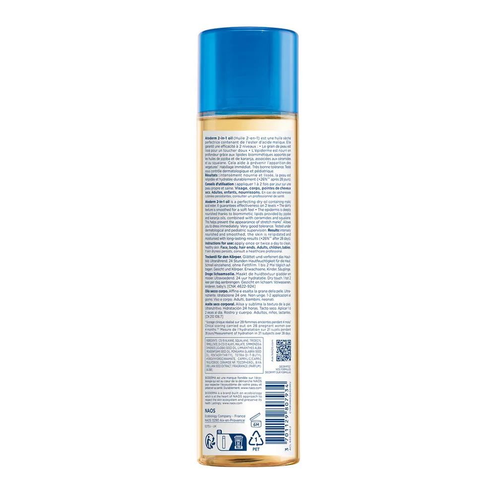 Atoderm Ulei de Corp 2 in 1, 150 ml, Bioderma