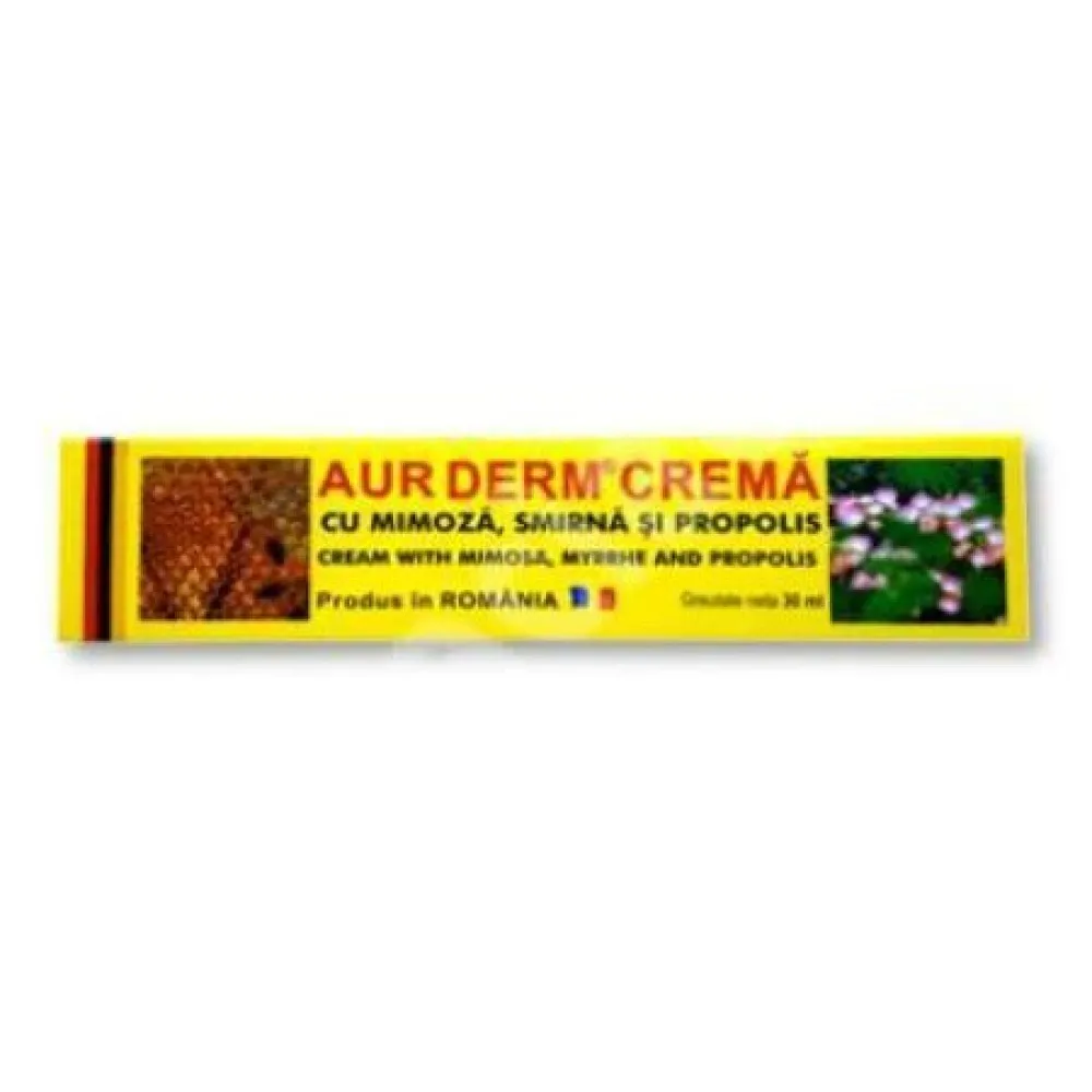 Aur Derm cu Mimoza, Smirna si Propolis Crema x 30 ml