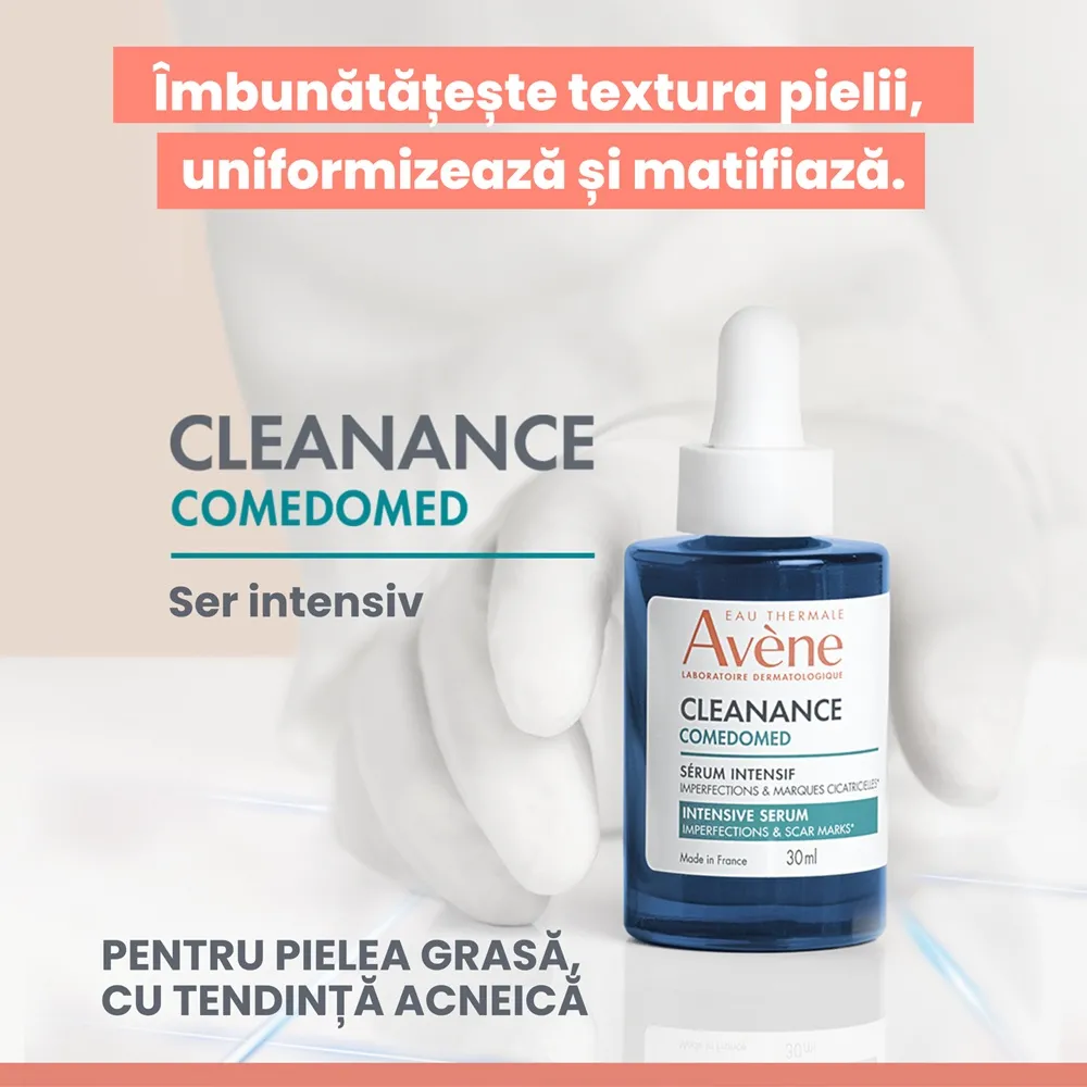 Ser impotriva cosurilor si a petelor post-acneice Cleanance Comedomed Intensiv, 30 ml, Avene