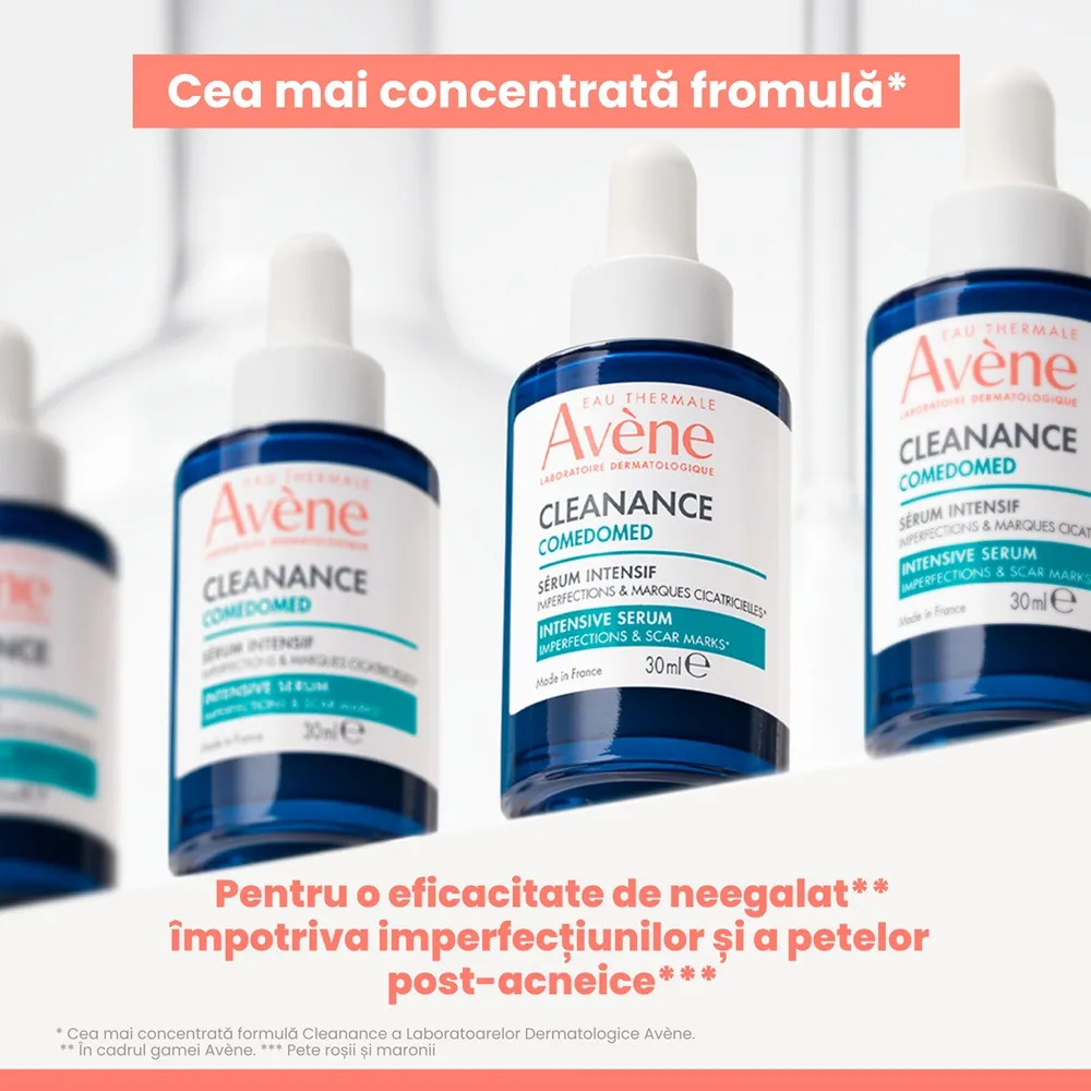 Ser impotriva cosurilor si a petelor post-acneice Cleanance Comedomed Intensiv, 30 ml, Avene