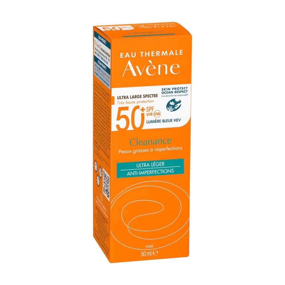 Avene Cleanance Triasorb Crema SPF50+ pentru tenul gras cu tendinta acneica, 50 ml