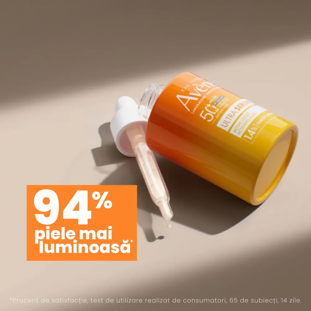 Serum cu Efect de Luminozitate SPF50+ Ultra, 30ml, Avene