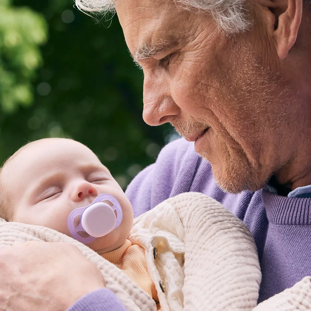 Suzeta Ultra Start Mov/Portocaliu 0-2luni 075/11, 2 buc, Avent Philips