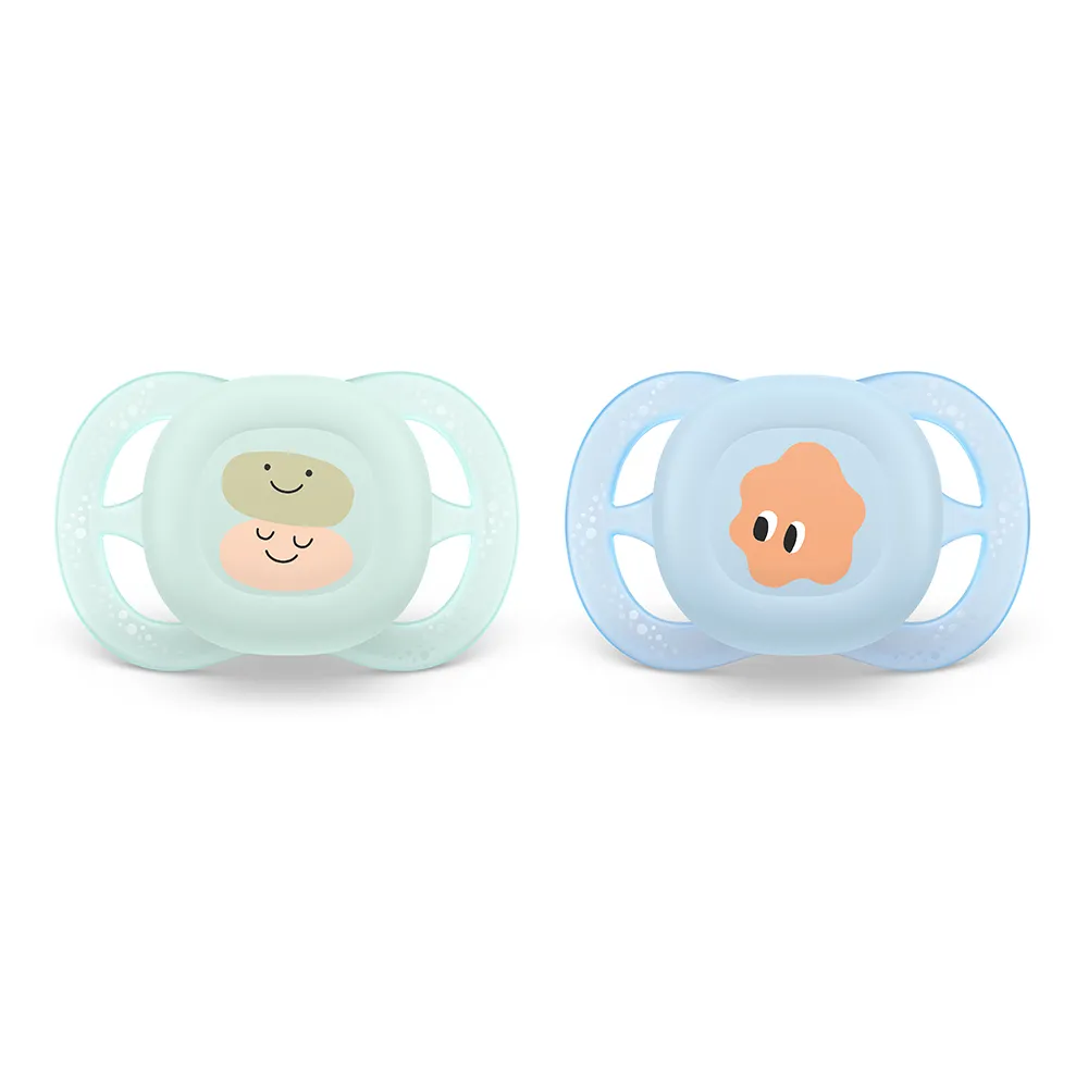 Suzeta Ultra Start Nou Nascut Figurine 0-2luni 075/14, 2 buc, Avent Philips