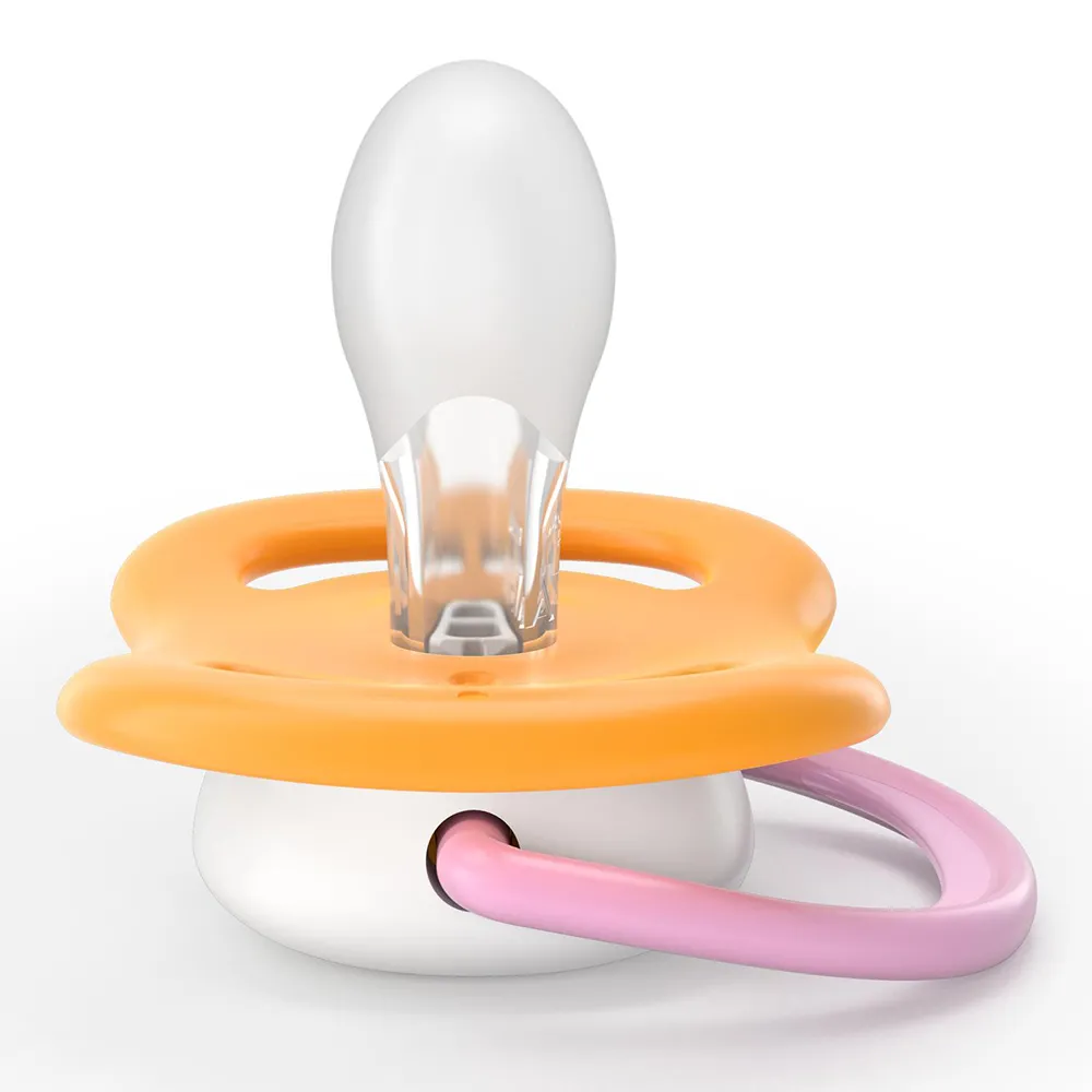 Suzeta Ultra Air Silicon Design Flower 6-18 luni 080/27, 2 buc, Avent Philips
