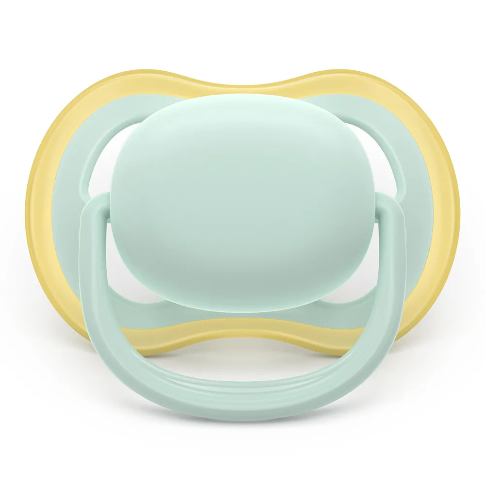 Suzeta Ultra Air Silicon Albastru/Verde 0-6 luni 087/01, 2 buc, Avent Philips