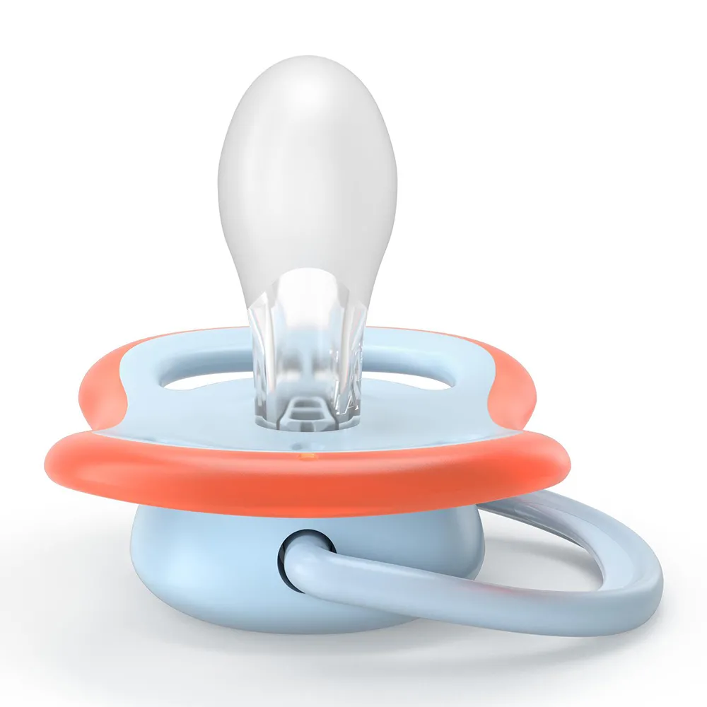 Suzeta Ultra Air Silicon Tigru/Frunza 0-6 luni 087/02, 2 buc, Avent Philips