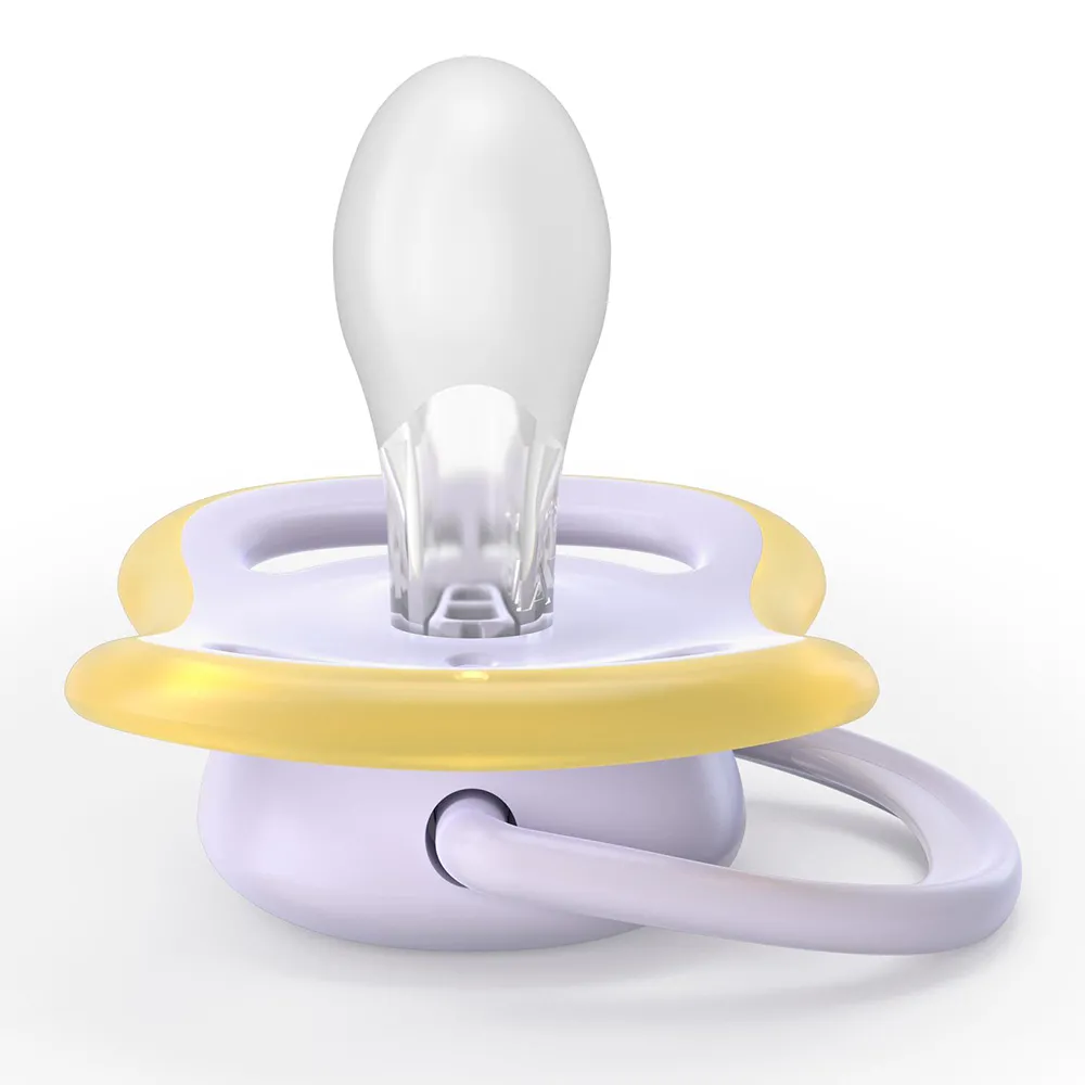 Suzeta Ultra Air Silicon Multicolor 0-6 luni 087/04, 2 buc, Avent Philips