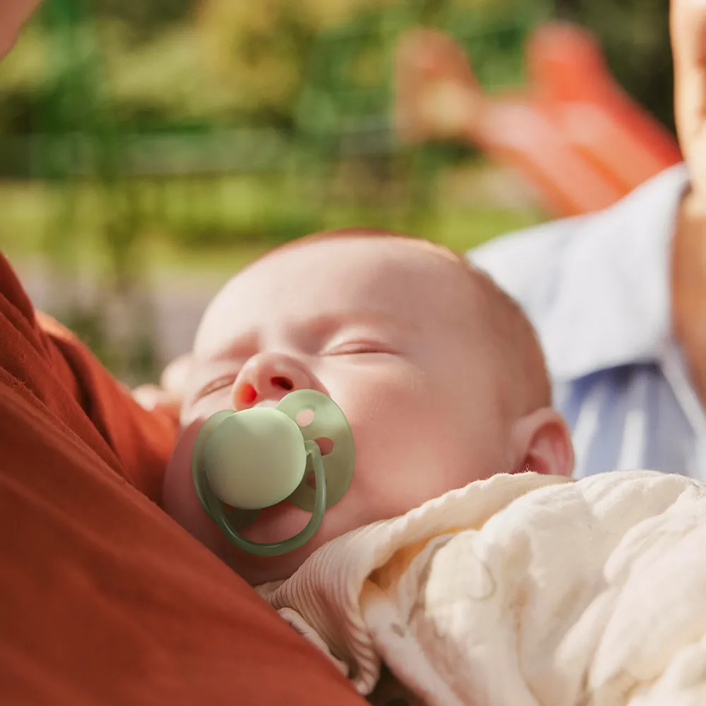 Suzeta Ortodontica Ultra Soft Blue/Verde 0-6 luni 091/37, 2 buc, Avent Philips