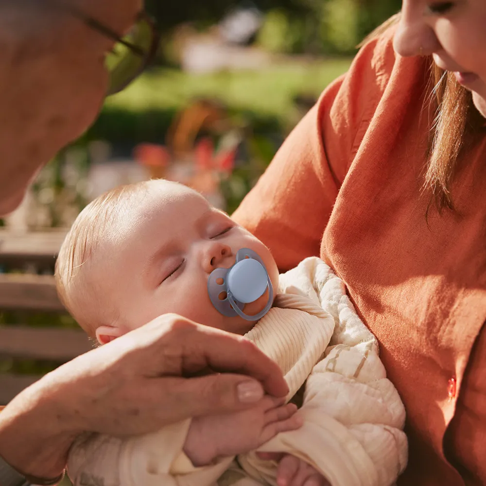 Suzeta Ortodontica Ultra Soft Blue/Verde 0-6 luni 091/37, 2 buc, Avent Philips