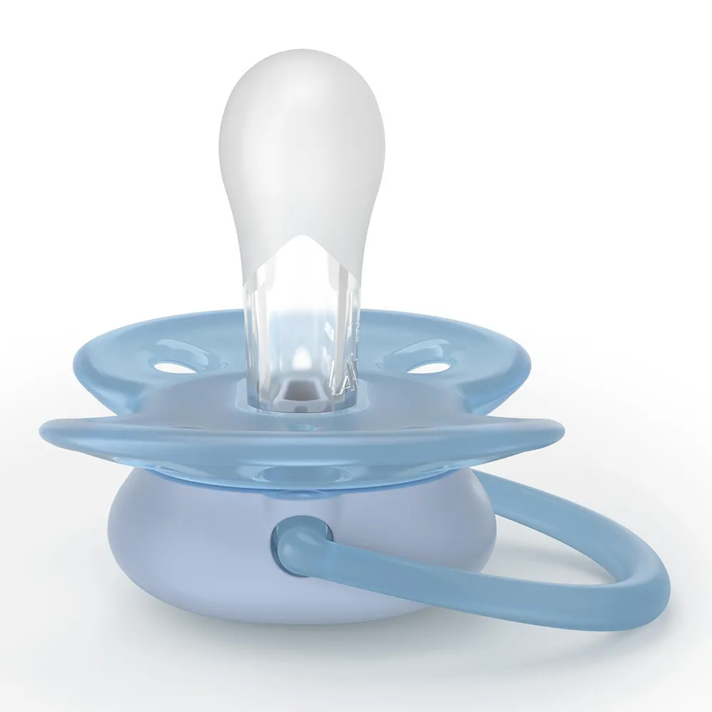 Suzeta Ortodontica Ultra Soft Blue/Verde 0-6 luni 091/37, 2 buc, Avent Philips