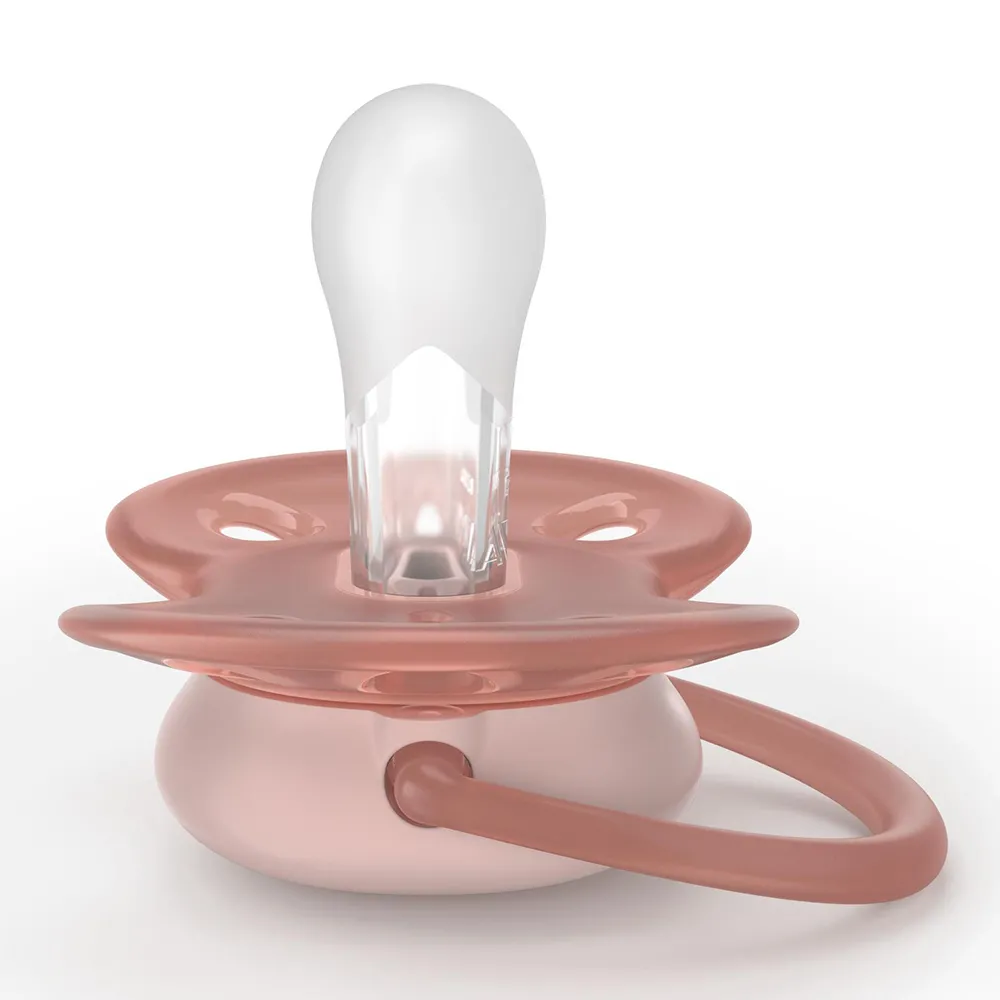 Suzeta Ortodontica Ultra Soft Roz/Mov 6-18 luni 091/43, 2 buc, Avent Philips