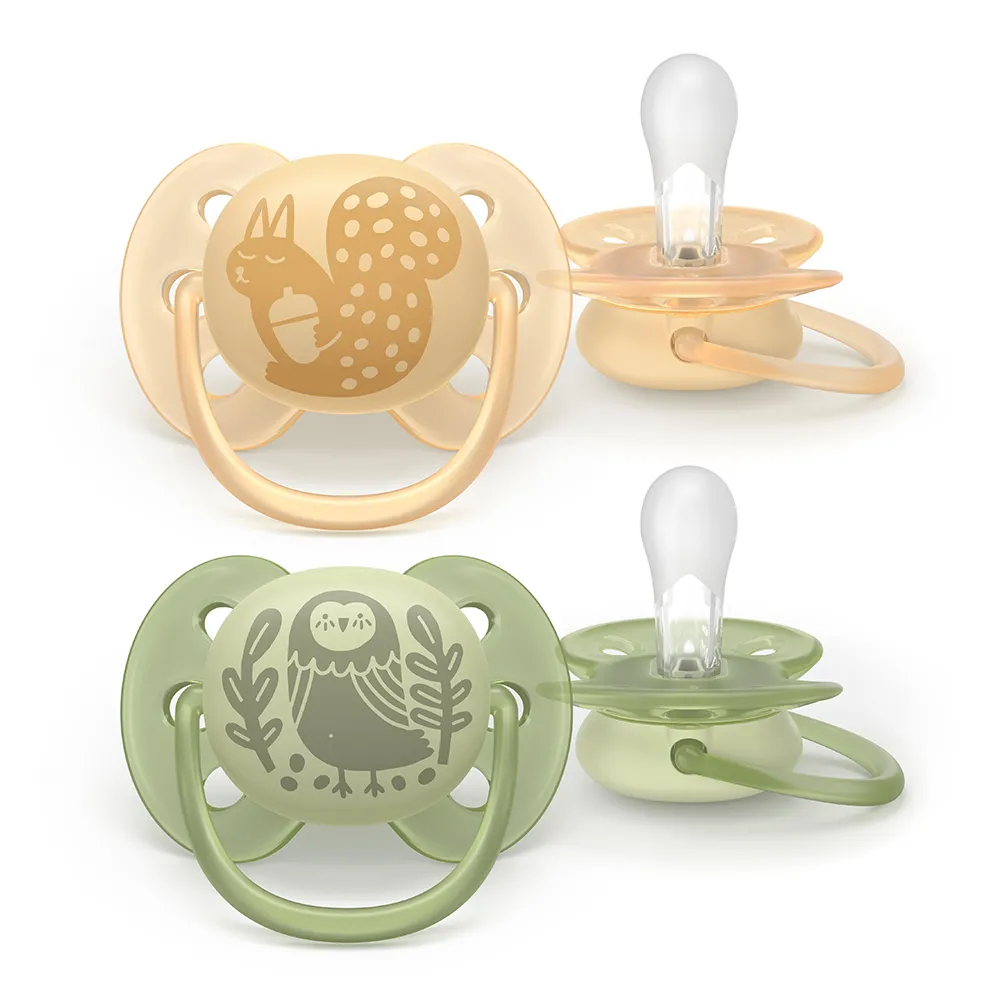 Suzeta Ortodontica Ultra Soft Forest 6-18luni 091/46, 2 buc, Avent Philips