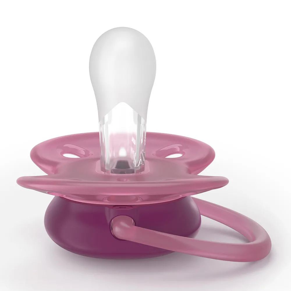 Suzeta Ortodontica Ultra Soft Mov/Portocaliu +18luni 093/03, 2 buc, Avent Philips