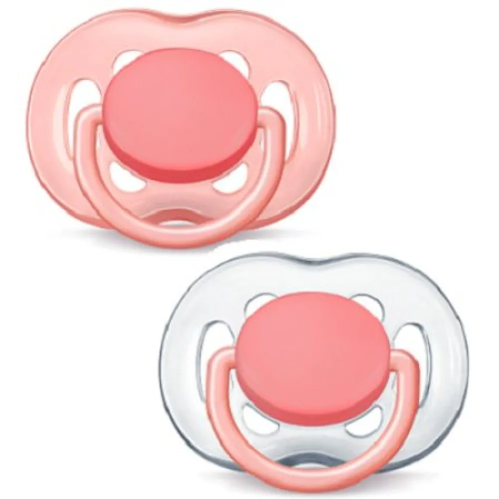 Avent Philips 178/28 Suzeta 6-18 luni Freeflow Fete x 2