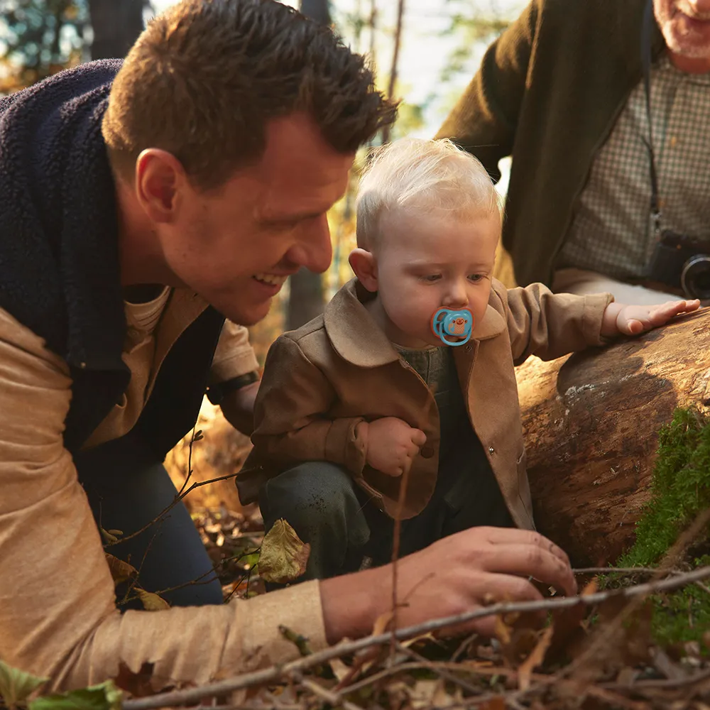 Suzeta Ultra Air +18 luni Blue/Galben 349/58, 2 buc, Avent Philips