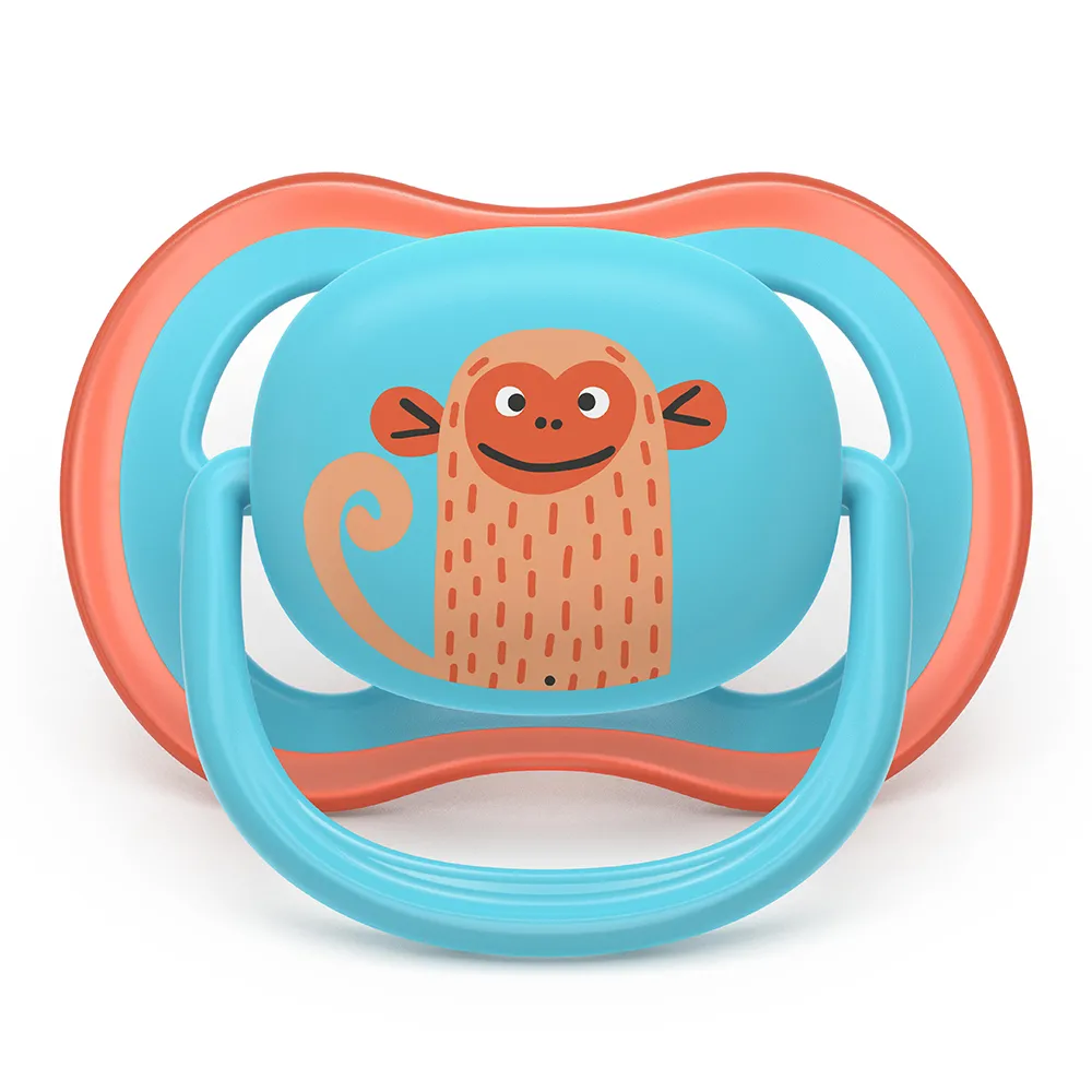 Suzeta Ultra Air +18 luni Blue/Galben 349/58, 2 buc, Avent Philips