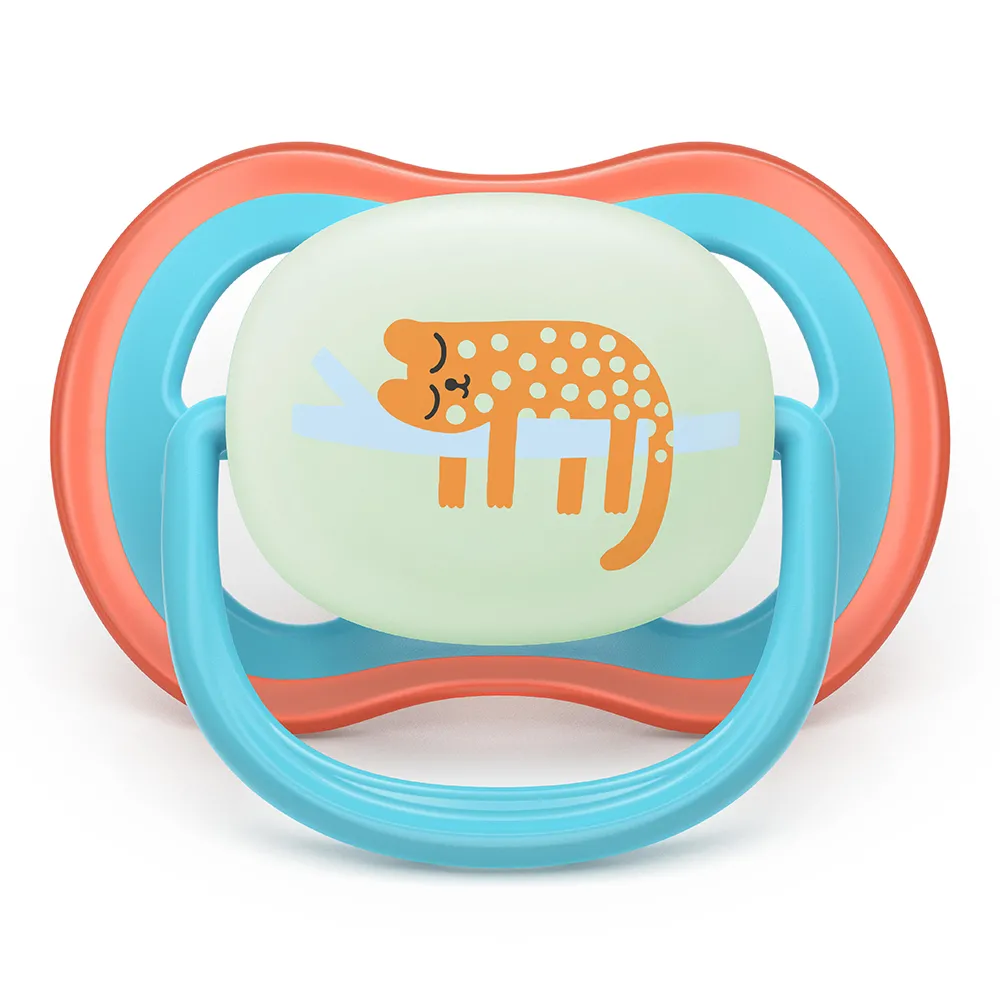 Suzeta Air Ultra Inel Fosforescent Design Jungle +18 luni 376/32, 2 buc, Avent Philips