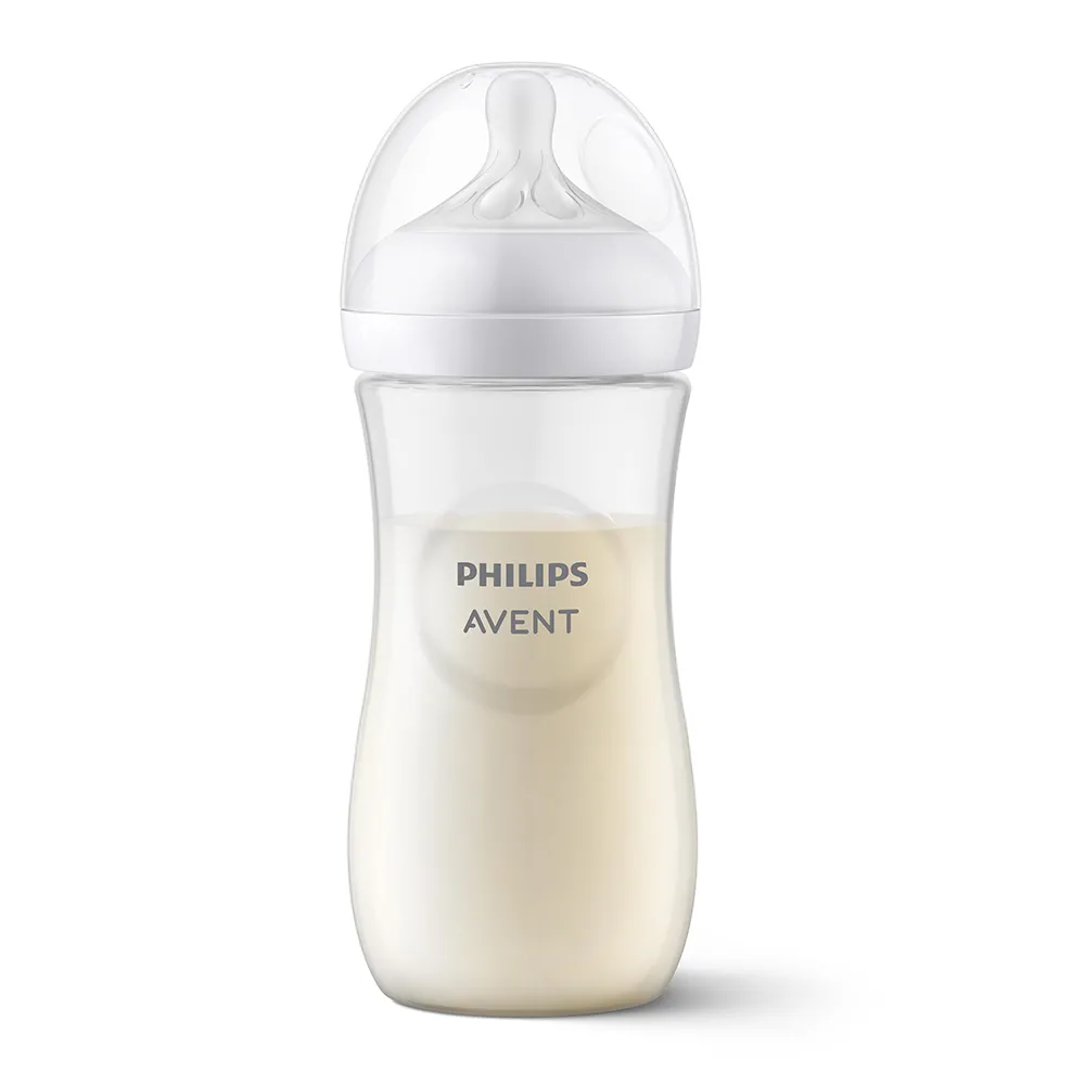 Set biberoane Natural Response, 6 luni+, SCY906/03, 3 x 330 ml, Philips Avent