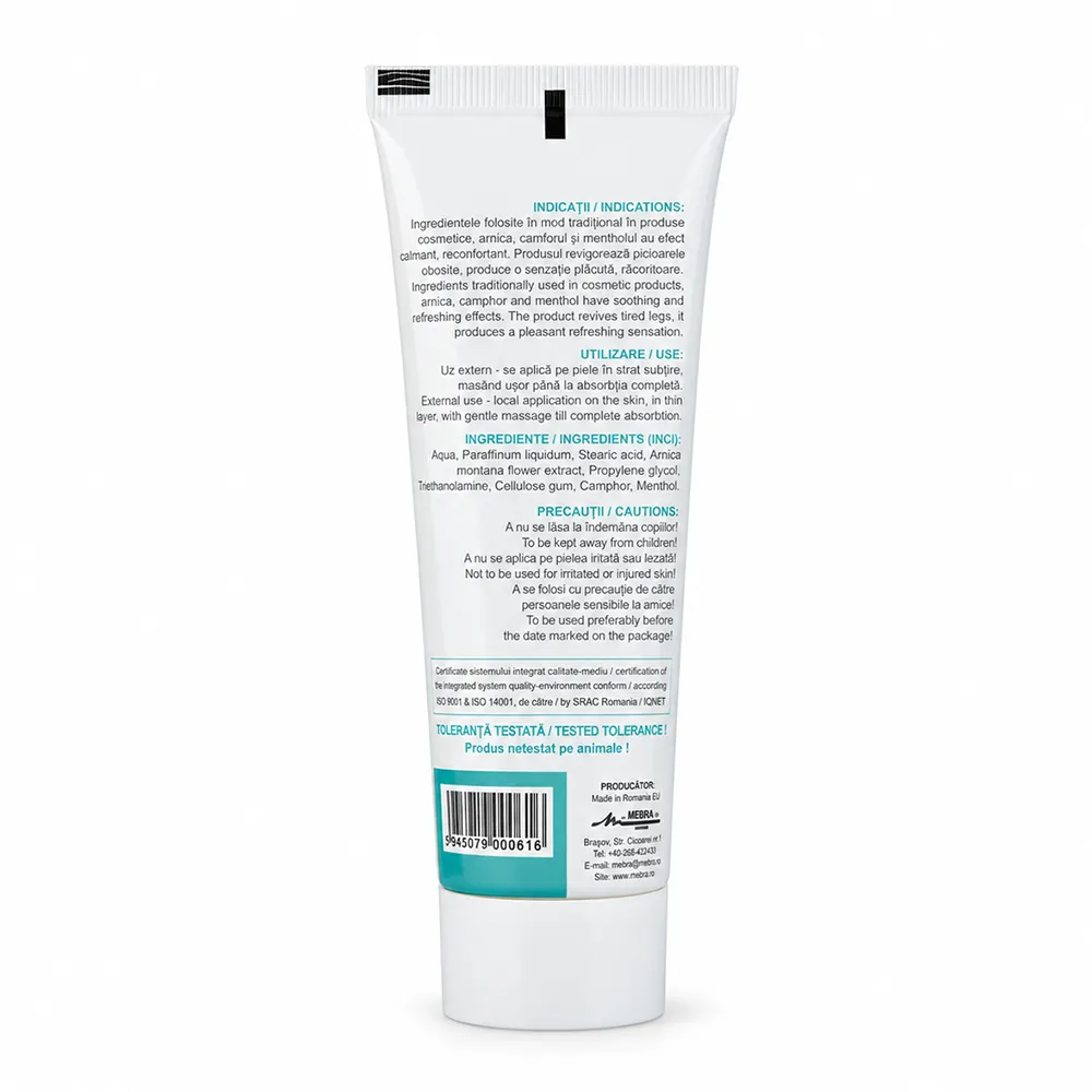 Balsam pentru picioare obosite, 55 g, Mebra