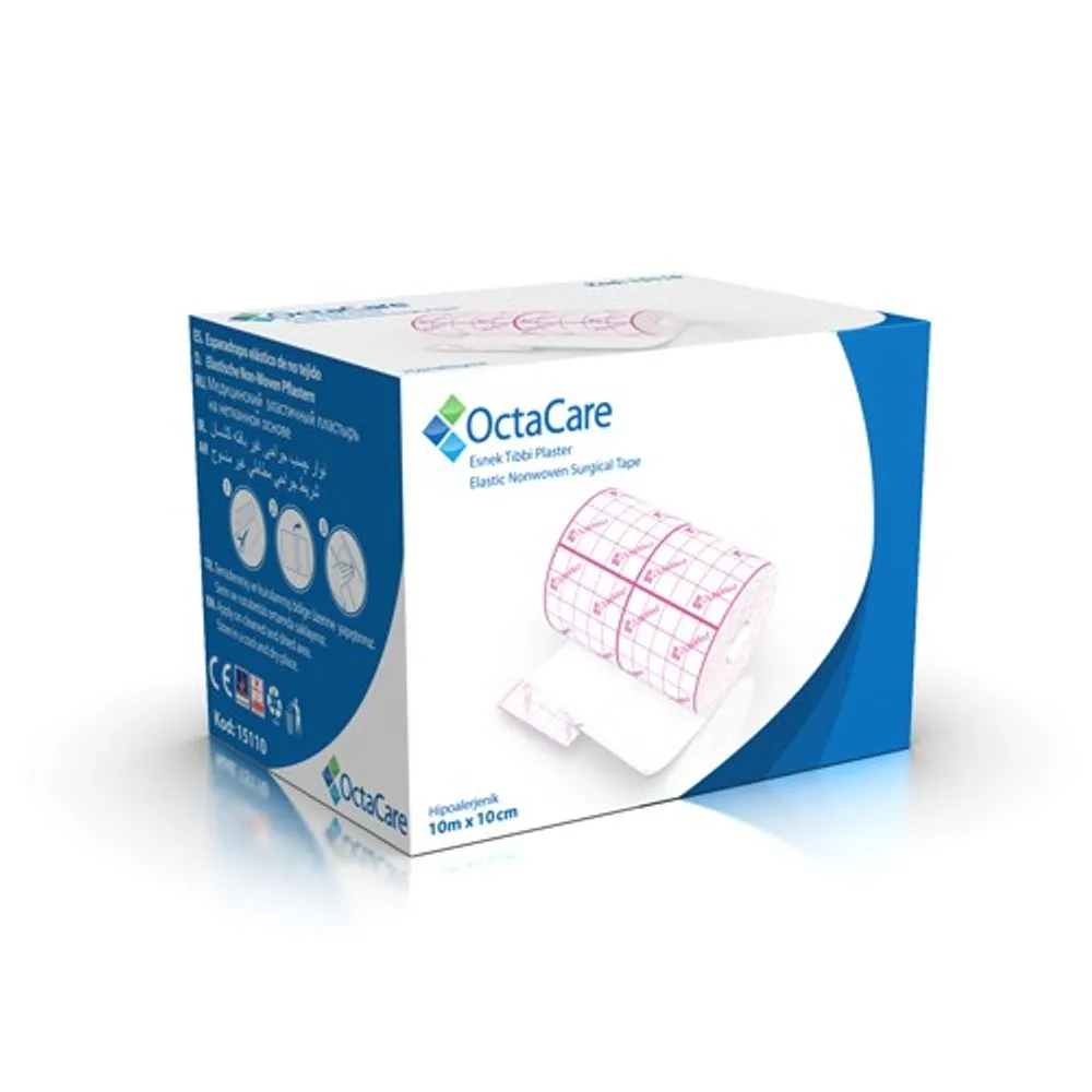 Banda adeziva suport elastic, 10cm x 10m, Octacare