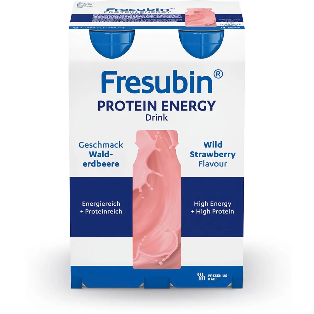 Bautura energizanta Protein Energy aroma de fragi Fresubin, 4x200 ml, Fresenius Kabi