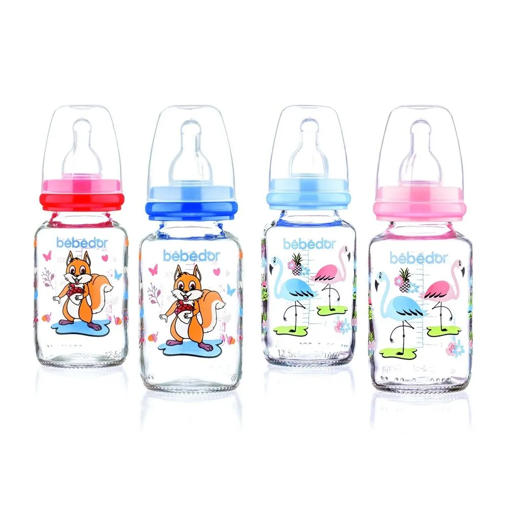 Bebe Dor 30302 Biberon Sticla cu Tetina Silicon +0luni x 125ml