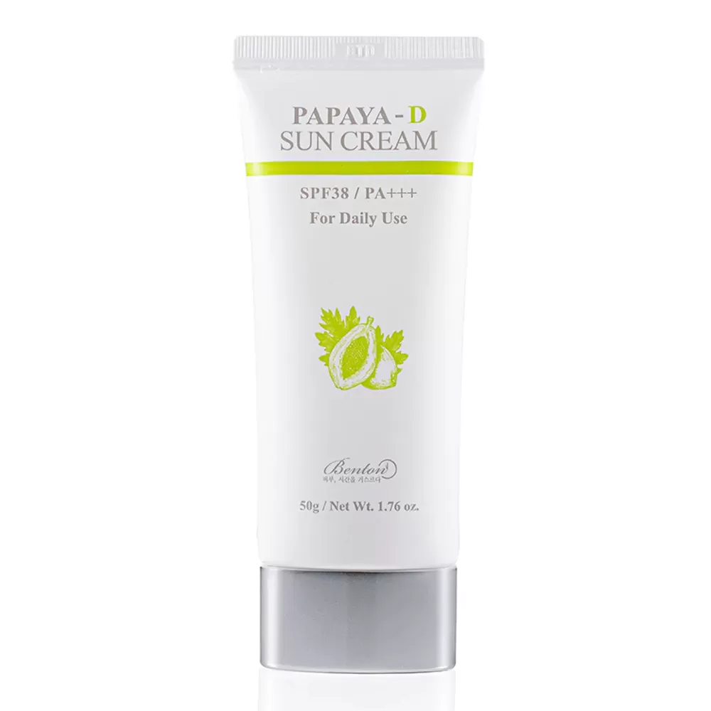 Crema cu protectie solara cu Papaya SPF38, 50 g, Benton