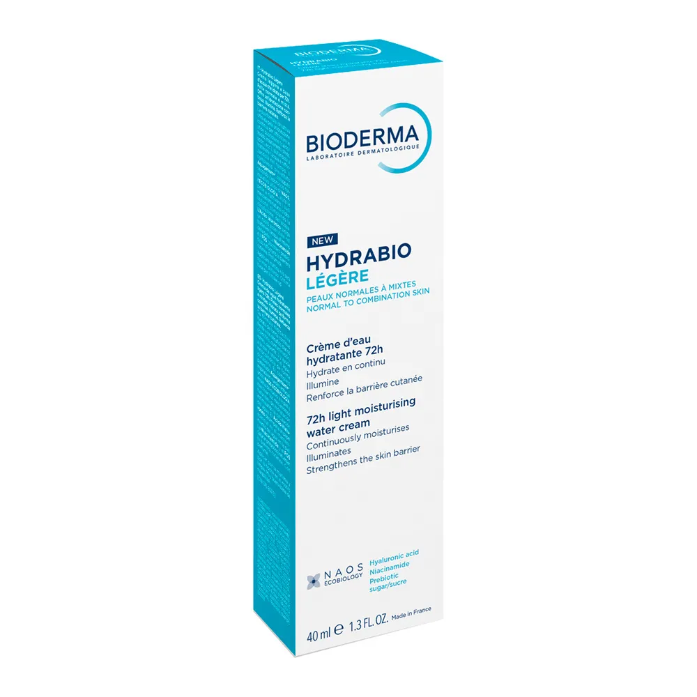 Crema hidratanta pe baza de apa – efect 72 de ore pentru piele deshidratata, normala si mixta, 40 ml, Bioderma