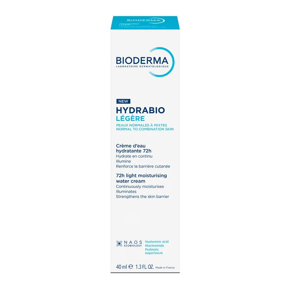 Crema hidratanta pe baza de apa – efect 72 de ore pentru piele deshidratata, normala si mixta, 40 ml, Bioderma