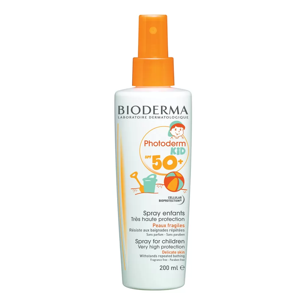 Spray protectie solara pentru copii Photoderm KID, SPF 50+, 200 ml, Bioderma