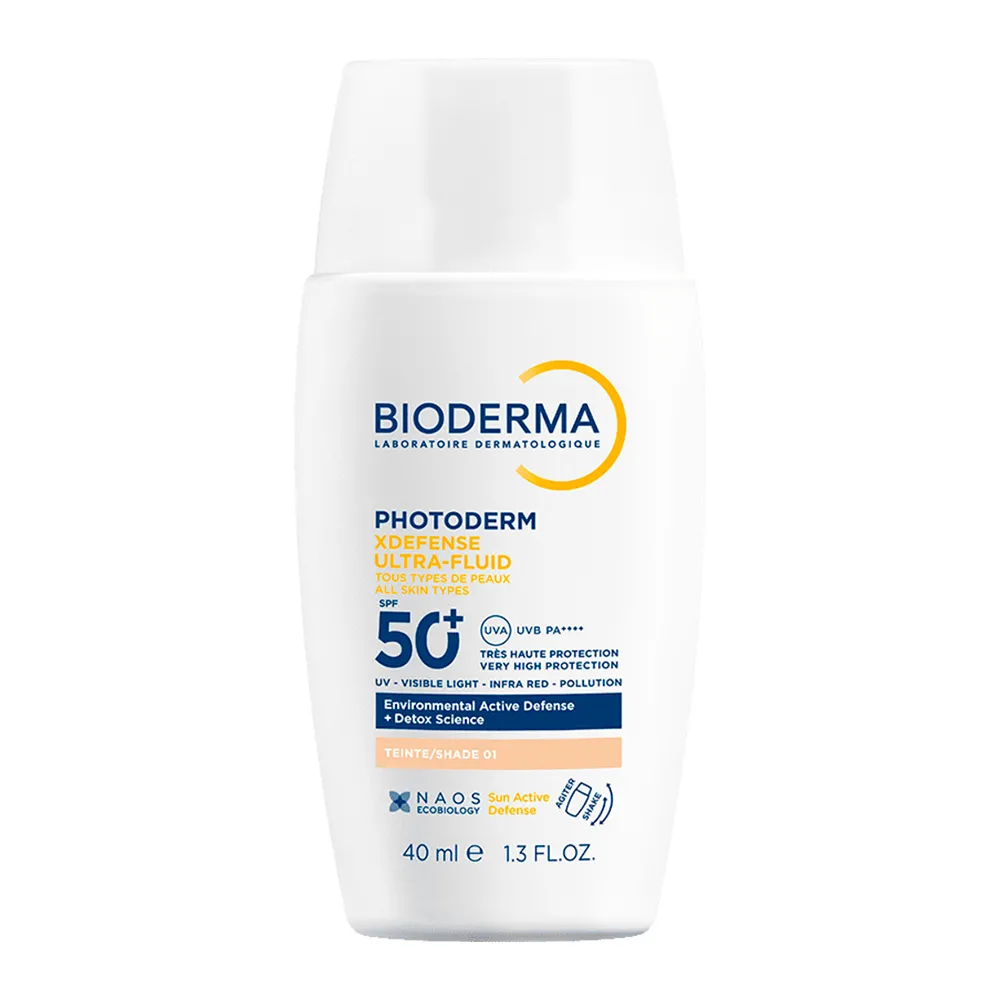 Protectie solara foarte inalta UVA/UVB Photoderm, Ultra-Fluid Colorat Fototip 1, 40 ml. Bioderma