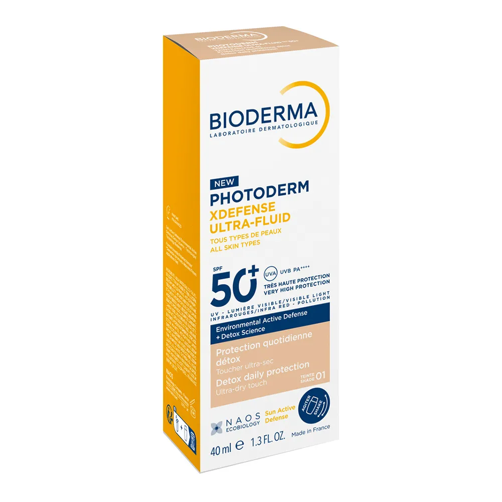 Protectie solara foarte inalta UVA/UVB Photoderm, Ultra-Fluid Colorat Fototip 1, 40 ml. Bioderma