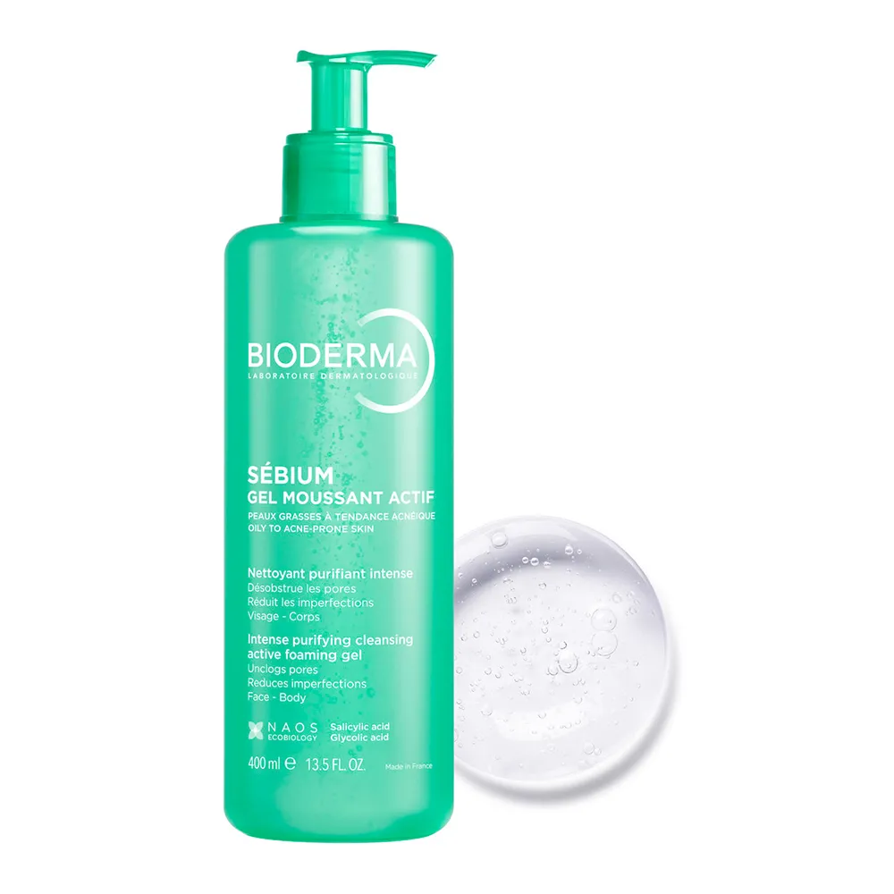Gel Spumant Activ Sebium, 400ml, Bioderma