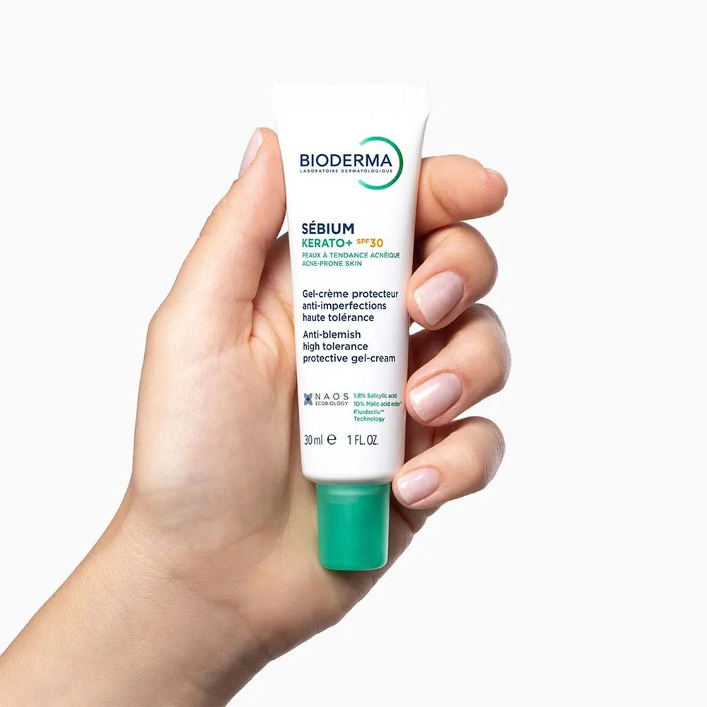 Gel-Crema Anti-imperfectiuni SPF30 Sebium Kerato+, 30ml, Bioderma