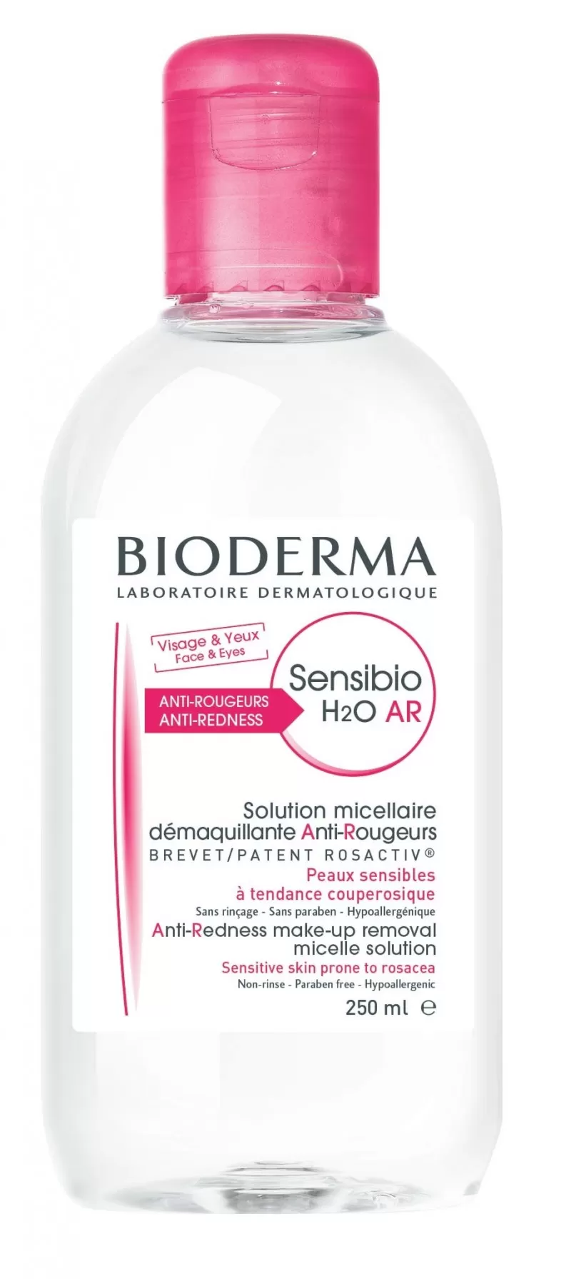 Solutie micelara Sensibio H2O AR, 250 ml, Bioderma