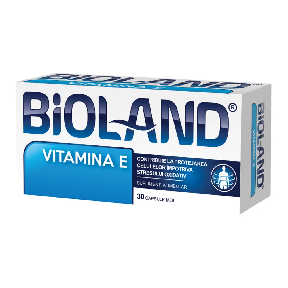 Bioland Vitamina E, 50 mg, 30 capsule moi, Biofarm