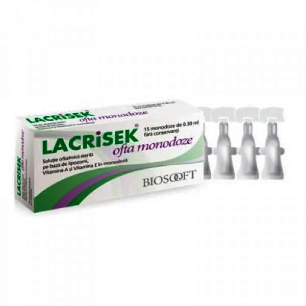 Lacrisek ofta, 15 monodoze, Biosooft