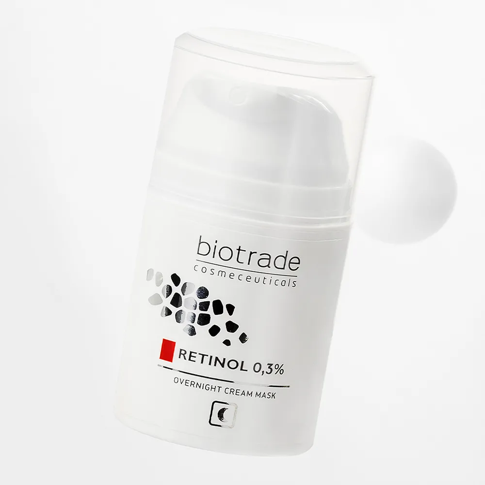 Crema de Noapte cu Retinol 0.3% Anti-Age, 50ml, Biotrade
