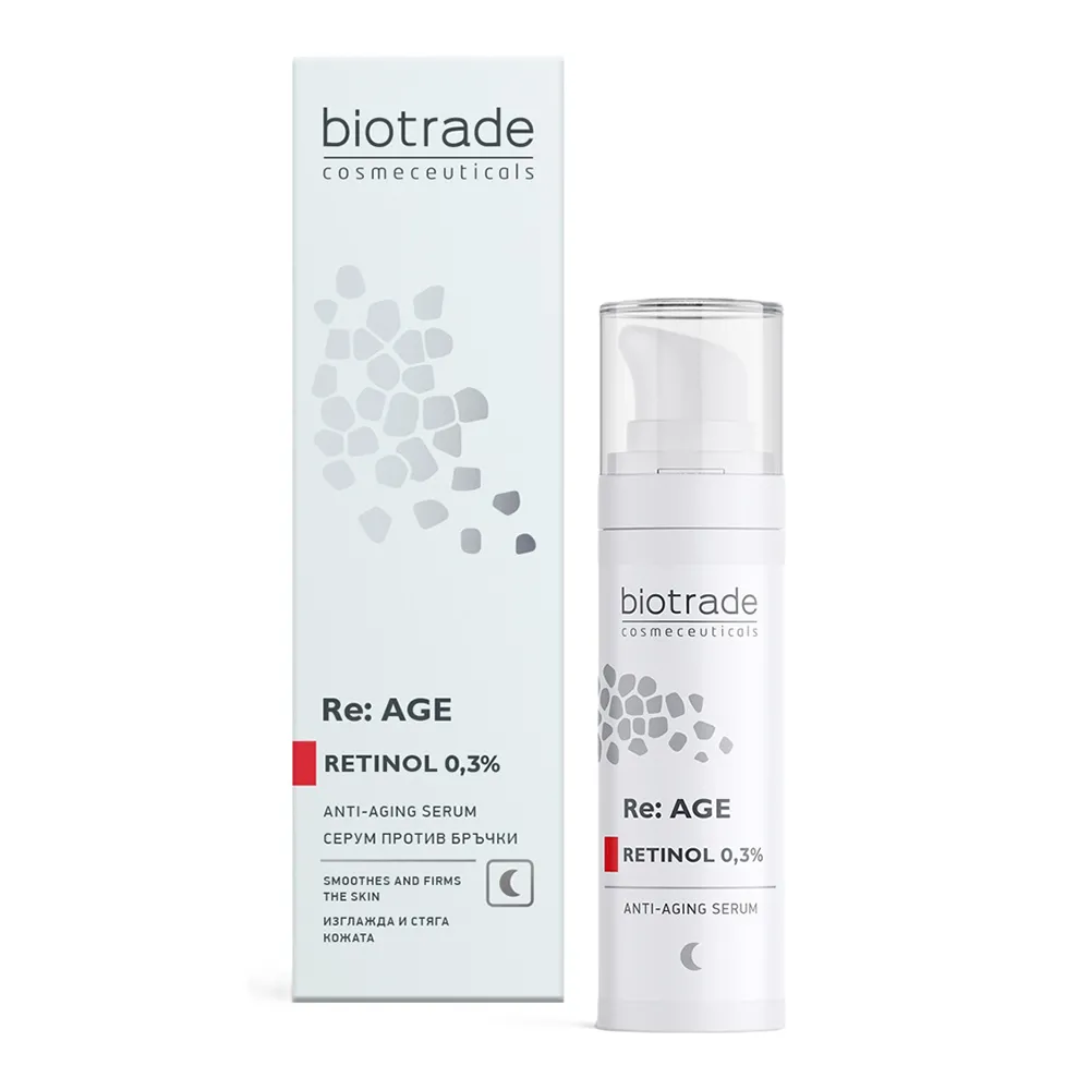 Ser anti-age cu 0.3% retinol Re: Age, 30 ml, Biotrade