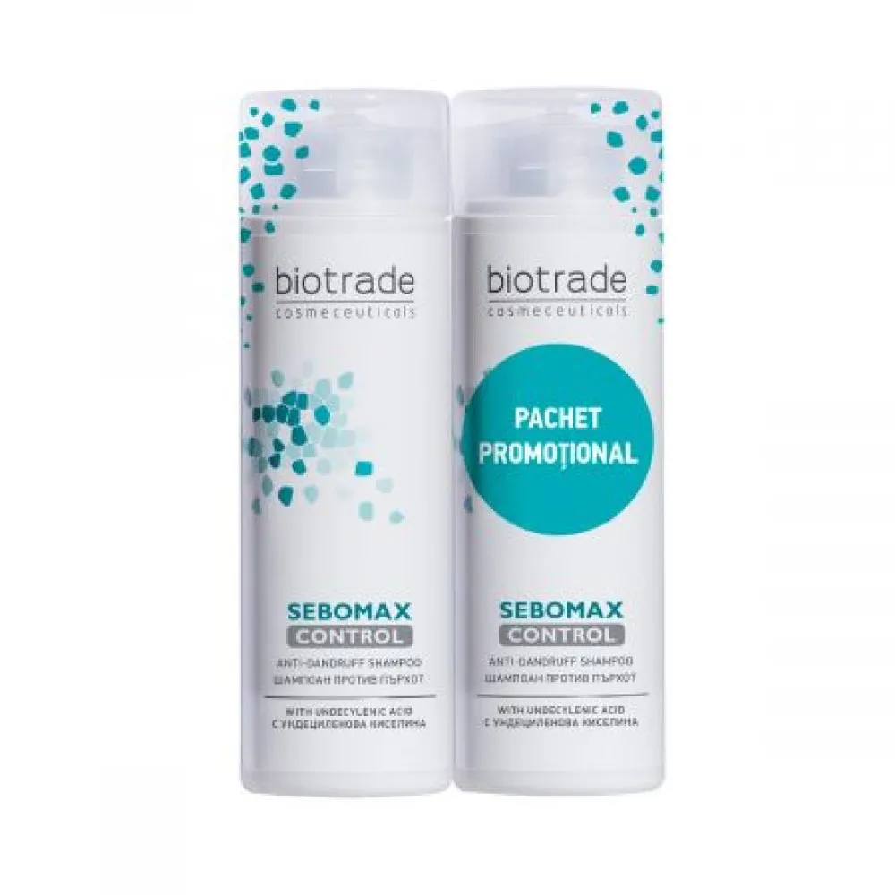 Biotrade Sebomax Sampon Control x 200ml (1+1*50% Reducere)