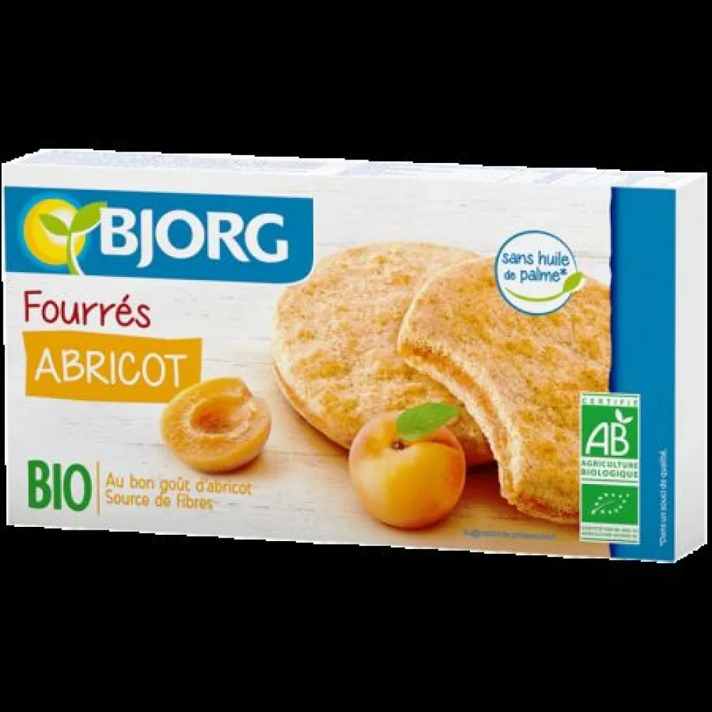 Biscuiti eco cu caise, 175g, Bjorg
