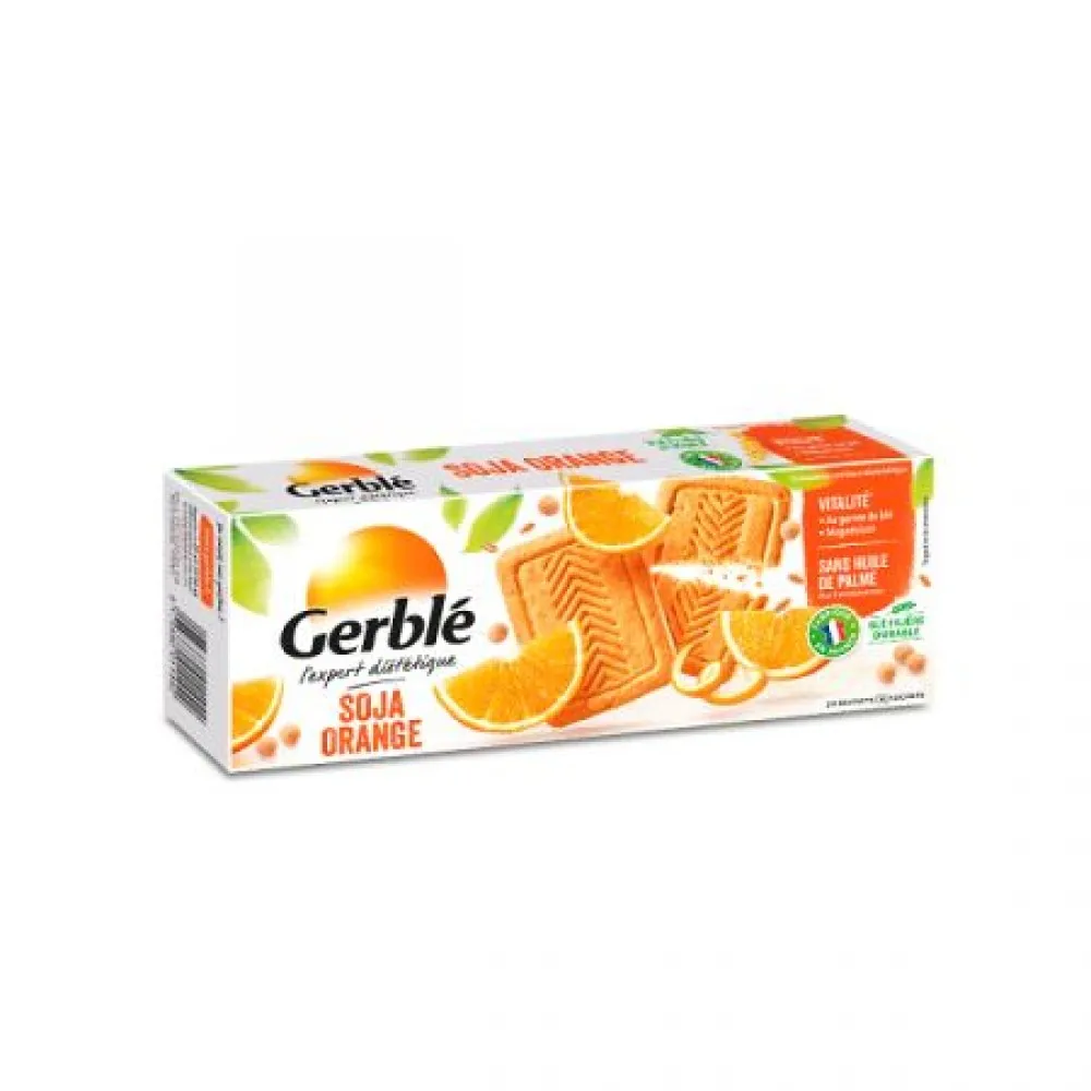 Biscuti cu soia si portocale, 280g, Gerble Expert Dietetic